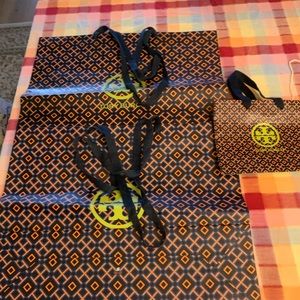 Original Tory Burch shopping bags 3 set